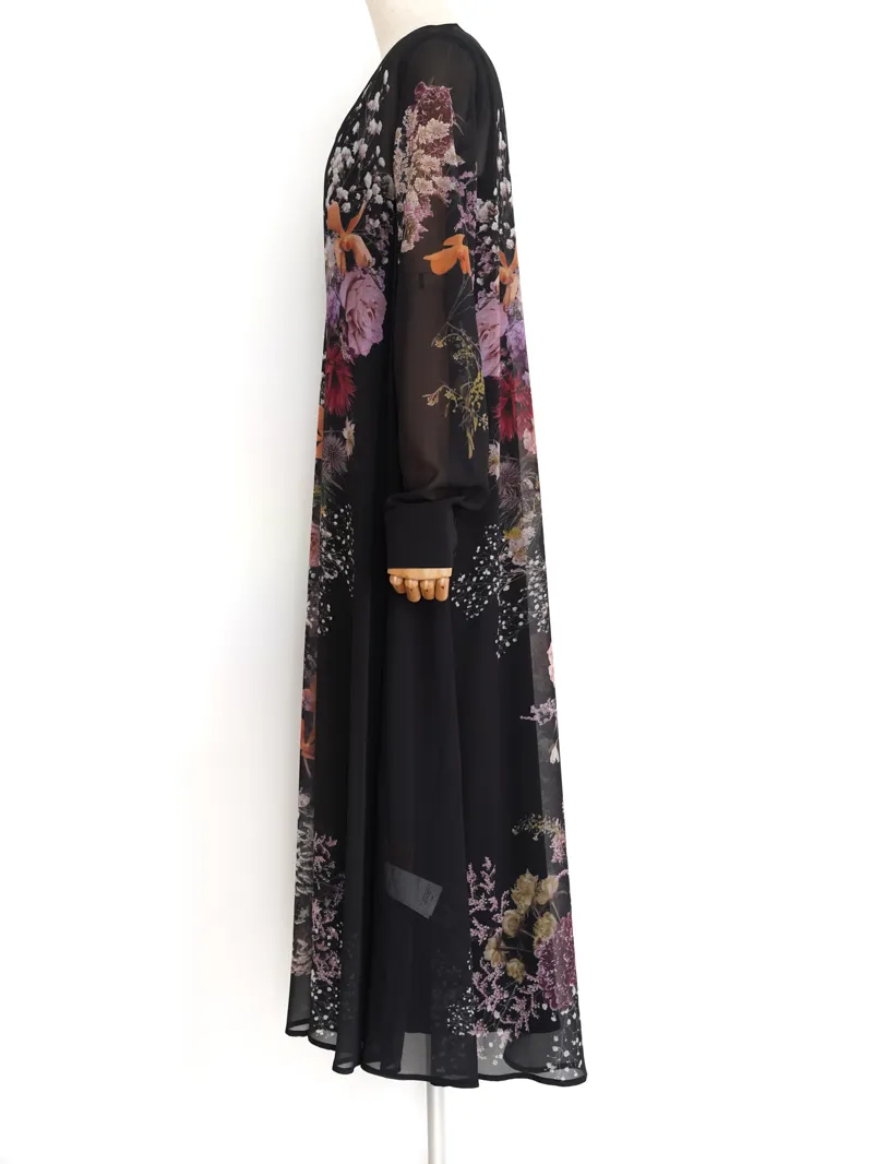 Ameri VINTAGE（アメリ ヴィンテージ）UND 2WAY DARIA V NECK DRESS（ブラック/S）