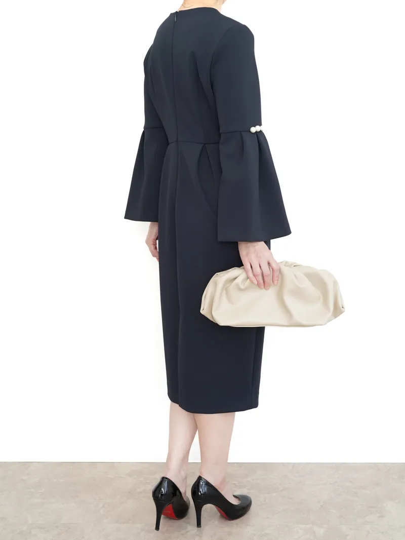 UNITED ARROWS（ユナイテッドアローズ）フレアスリーブドレス