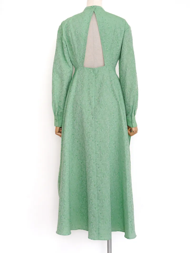 CLANE（クラネ）VINTAGE FLOWER SATIN DRESS（ブラック/1） | ブランド