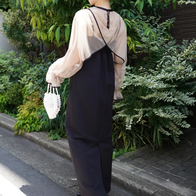 Ameri VINTAGE（アメリ ヴィンテージ）MANY WAY AIRY VEIL DRESS（ブラック/L）