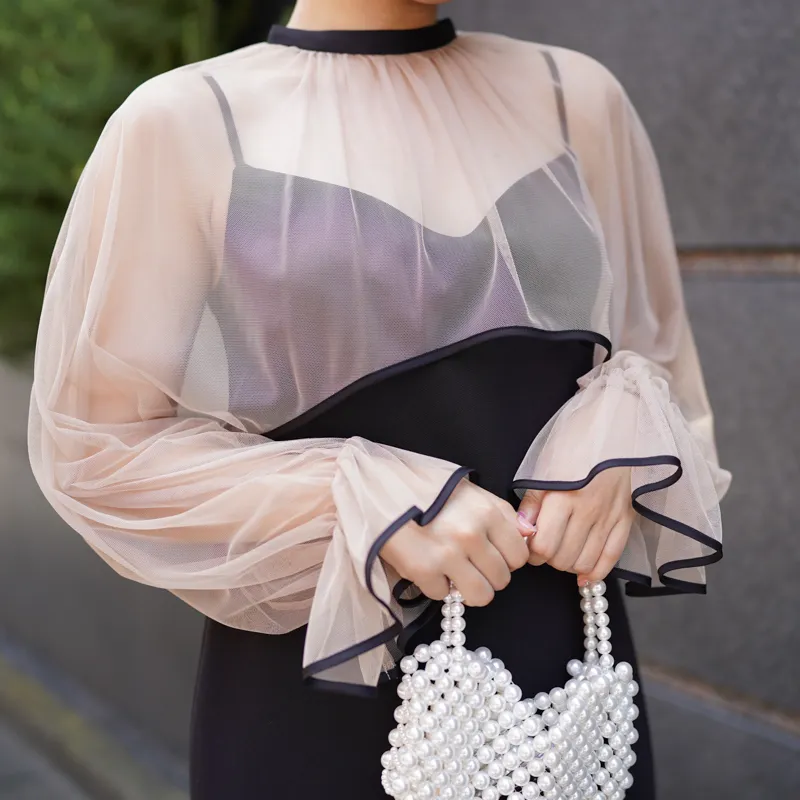 Ameri VINTAGE（アメリ ヴィンテージ）MANY WAY AIRY VEIL DRESS（ブラック/L）