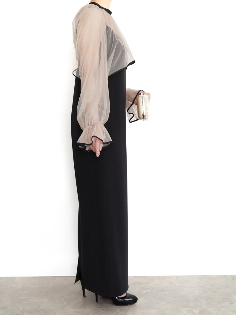 Ameri VINTAGE（アメリ ヴィンテージ）MANY WAY AIRY VEIL DRESS（ブラック/L）