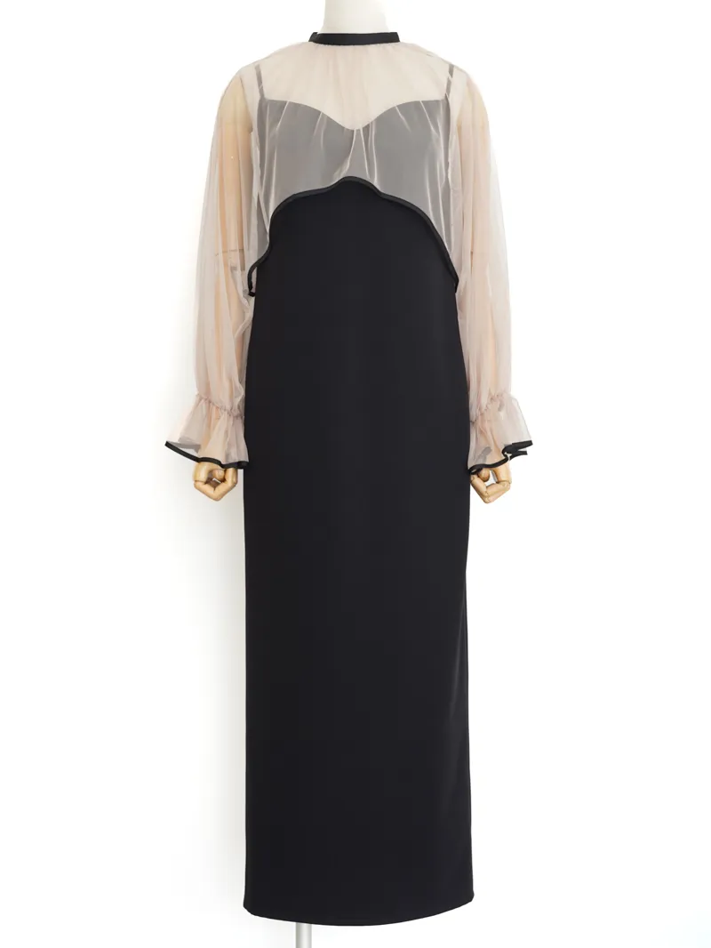 スーツ・フォーマル・ドレス MANY WAY AIRY VEIL DRESS MANY WAY AIRY VEIL DRESS(S BLACK): AMERI: WOMENS｜ STUDIOUS