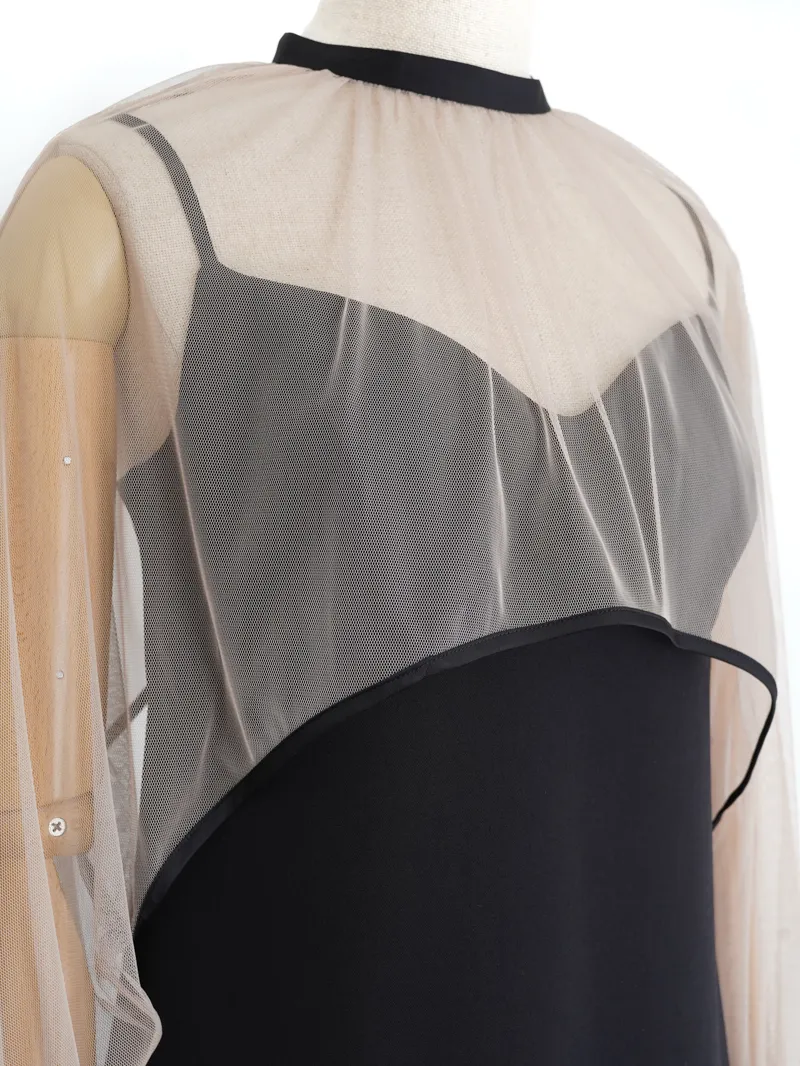 Ameri VINTAGE（アメリ ヴィンテージ）MANY WAY AIRY VEIL DRESS（ブラック/L）