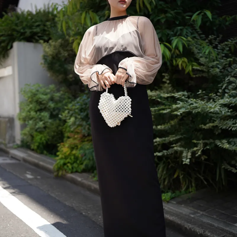 スーツ・フォーマル・ドレス ameri MANY WAY AIRY VEIL DRESS セール】【AMERI/アメリ】MANY WAY AIRY VEIL DRESS（ワンピース
