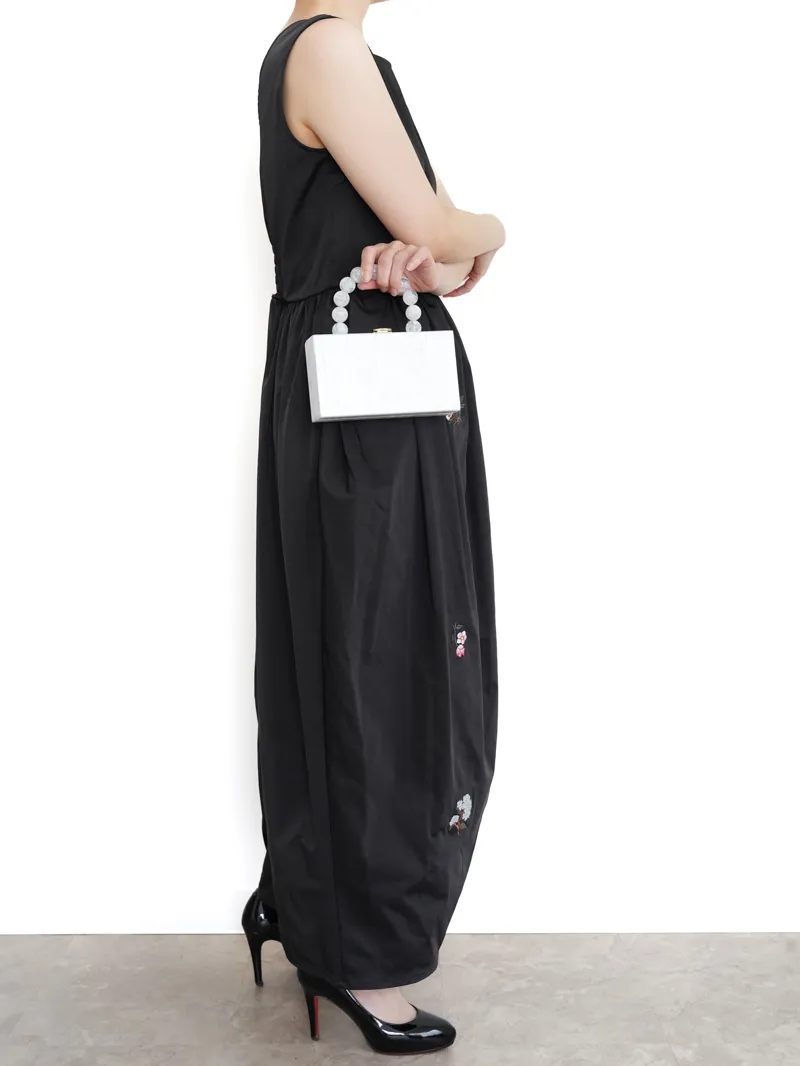 【タグ付き未使用】アメリヴィンテージ オケージョンドレス　ブラック　S Ameri VINTAGE（アメリ ヴィンテージ）EMBROIDERY DRESS