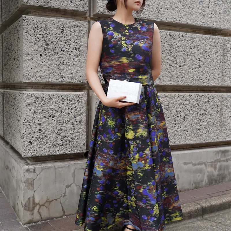 Ameri vintage ドレス SIENNA SHRINK DRESS