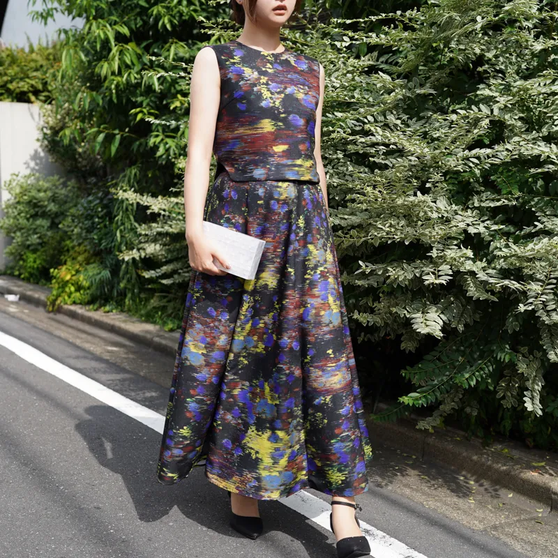 結婚式　パーティドレス　アメリヴィンテージ Ameri VINTAGE アメリヴィンテージ レーストップセットファシ