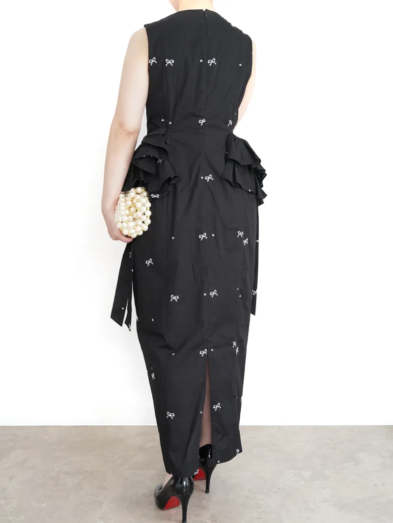 Bibiy.（ビビィ）ELODIE FRILL DRESS（ブラック/S）