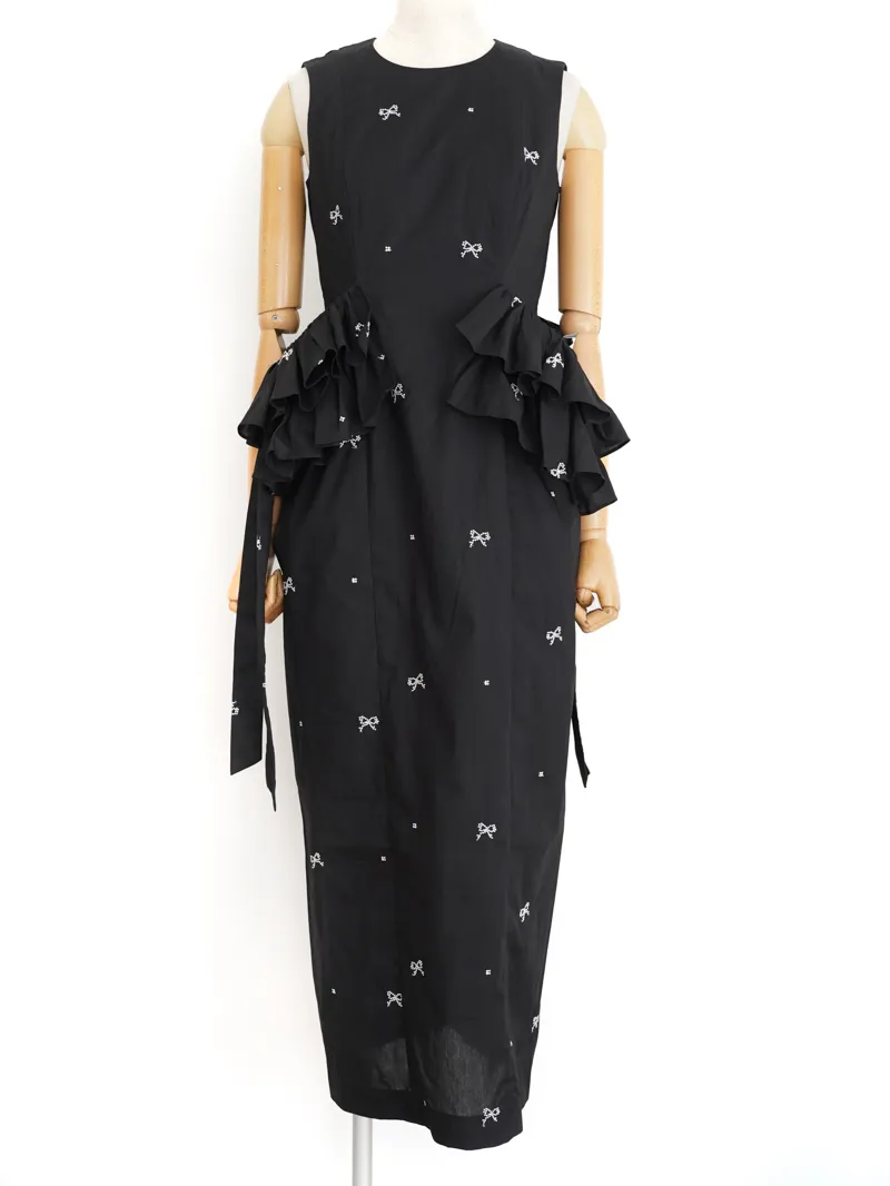 Bibiy.（ビビィ）ELODIE FRILL DRESS（ブラック/S）