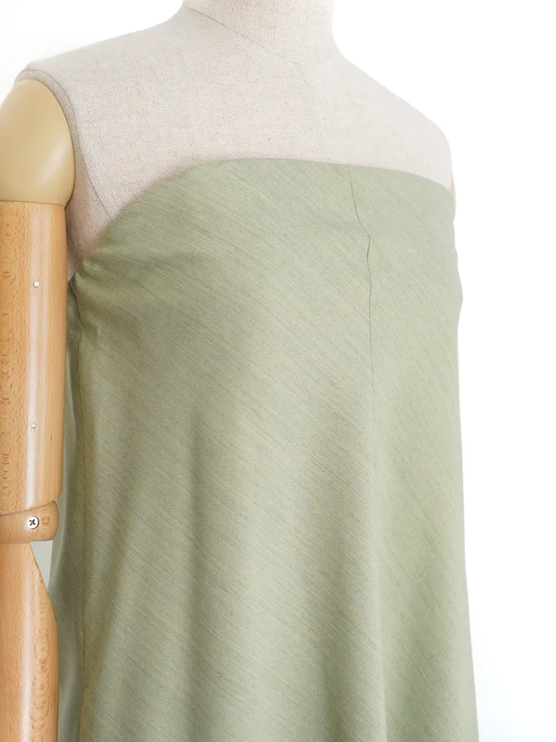 ADAM ET ROPE（アダムエロペ） シャンブレーツイルベアドレス（ライム/38）トルソーバストアップ