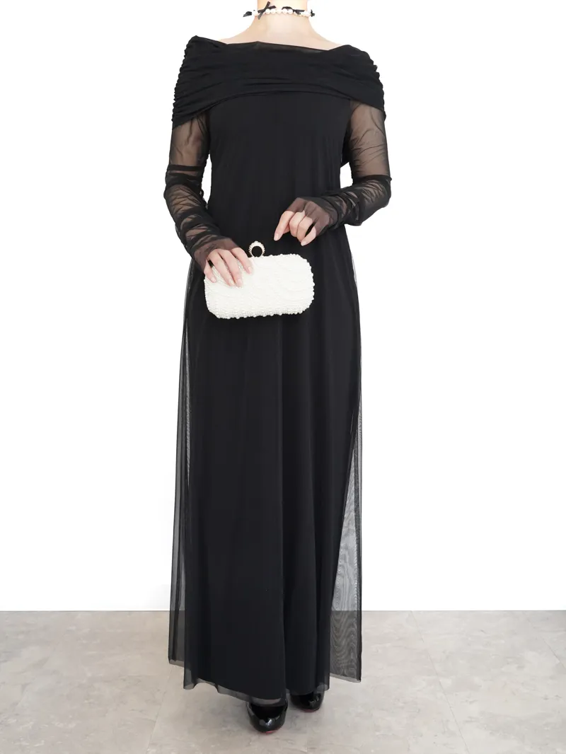 AMERI 黒 長袖 パーティードレス AMERI 黒 長袖 パーティードレス