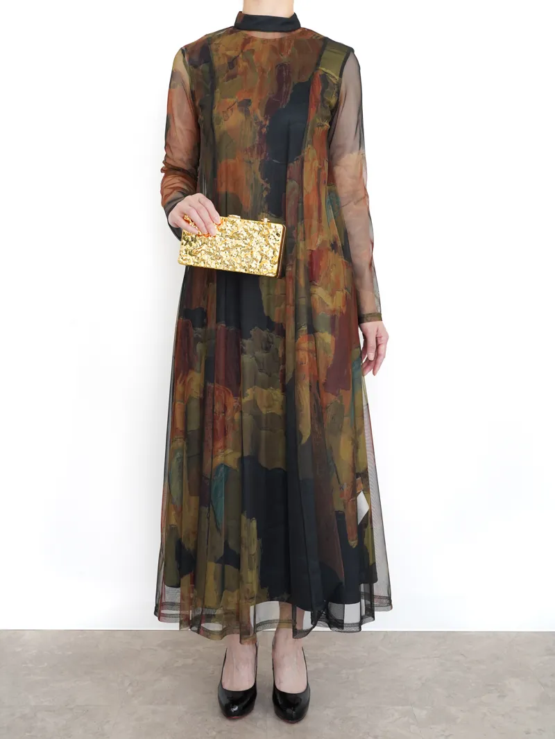 Ameri VINTAGE（アメリ ヴィンテージ）UND GYPSUM ART DRESS