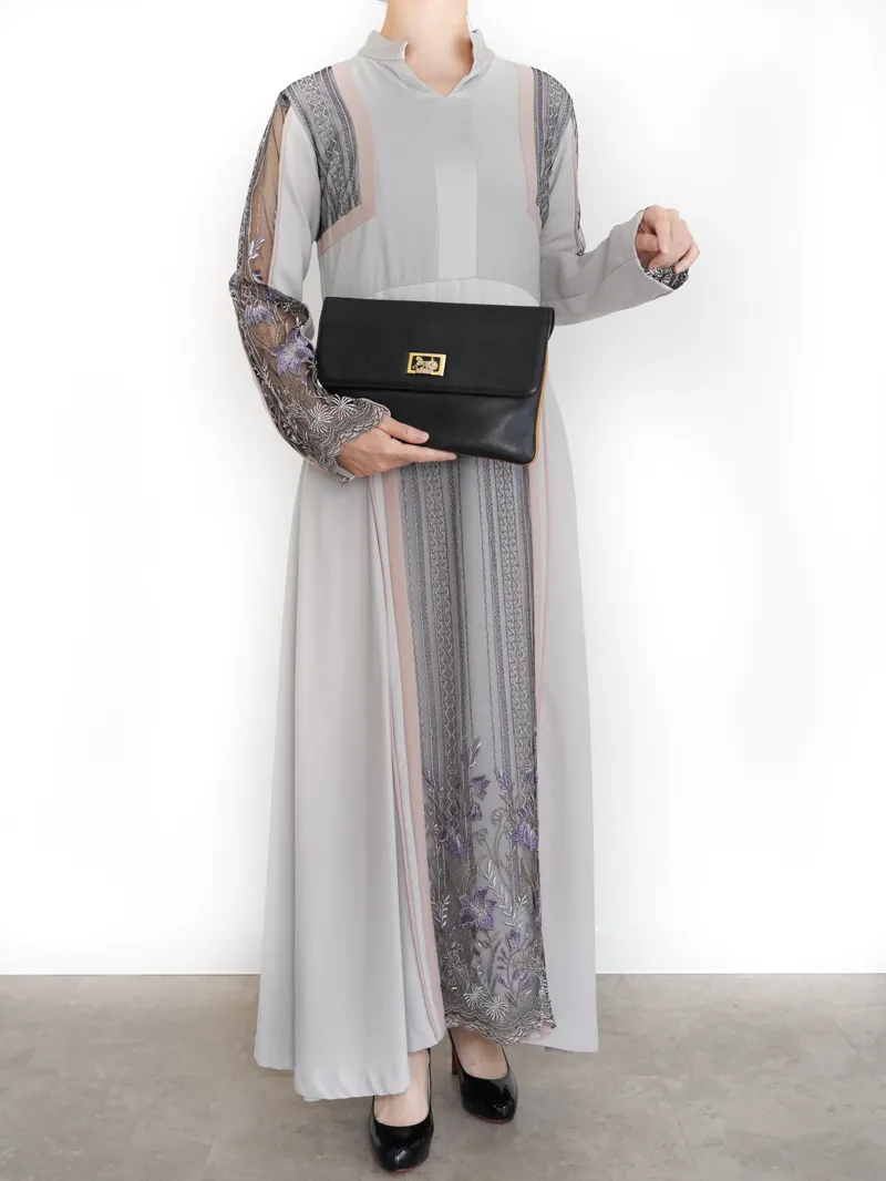 MURRAL（ミューラル）  フレームフラワードレス21FW（グレー/サイズ1）