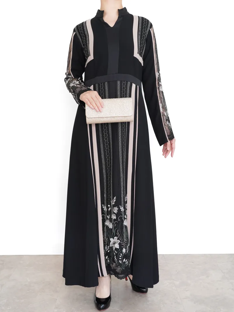 MURRAL（ミューラル）  フレームフラワードレス21FW（ブラック/サイズ1）