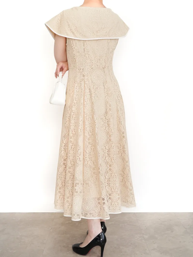 CELFORD（セルフォード） ミラーレースドレス（ベージュ/38