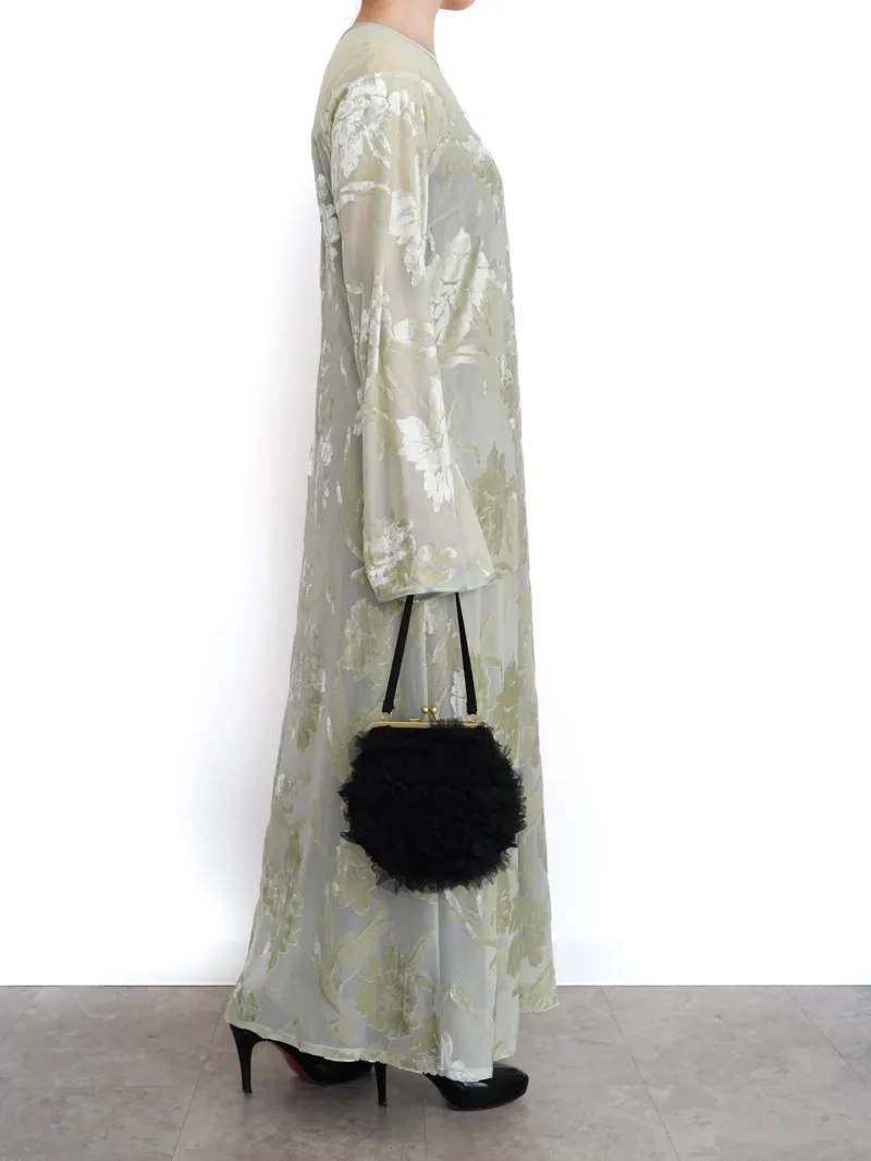 Ameri VINTAGE（アメリ ヴィンテージ）SHEER JACQUARD A LINE DRESS