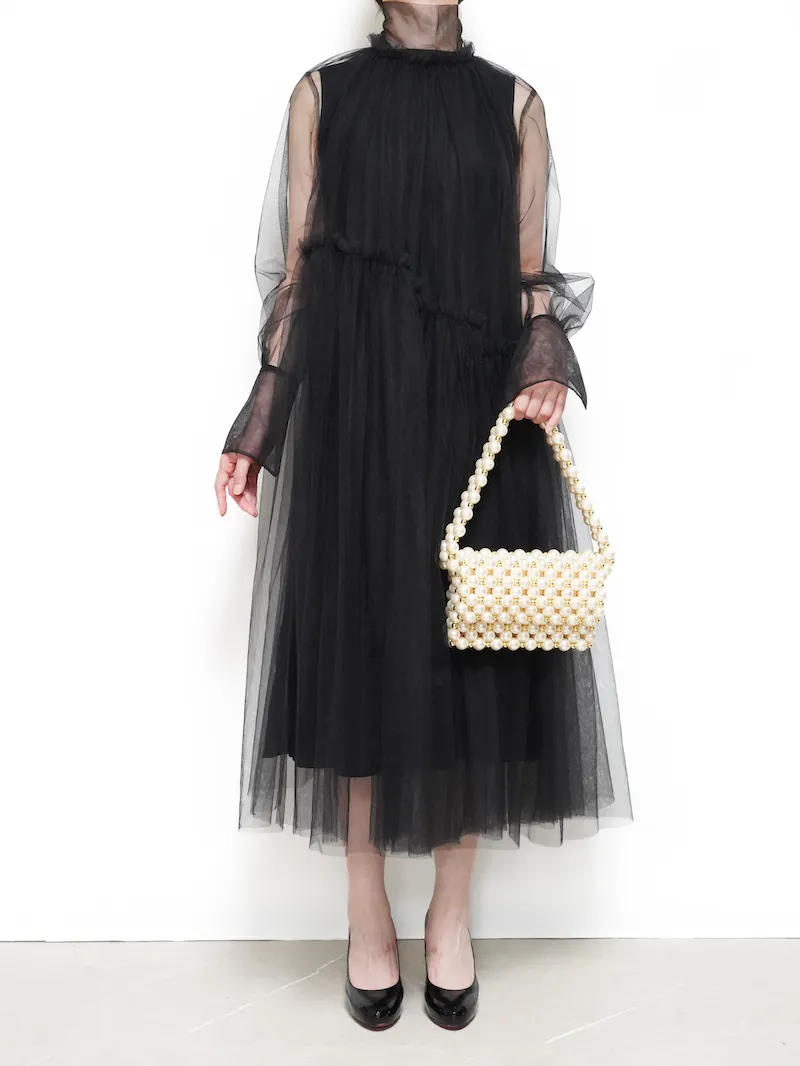 Chika Kisada（チカキサダ） チュールドレス（ブラック/サイズ1）