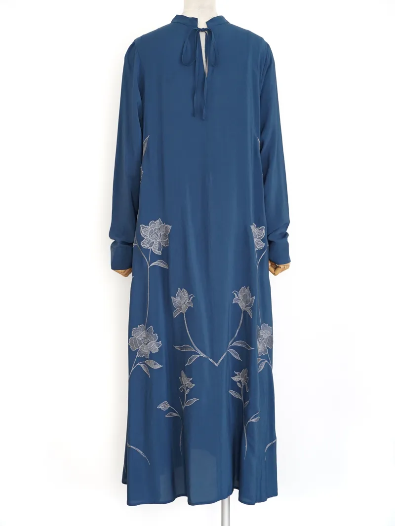 新品未着用★Ameri Vintage BLOOM DRESS ブルー セール】ESMERALDA IN FULL BLOOM DRESS（ワンピース）｜Ameri（アメリ