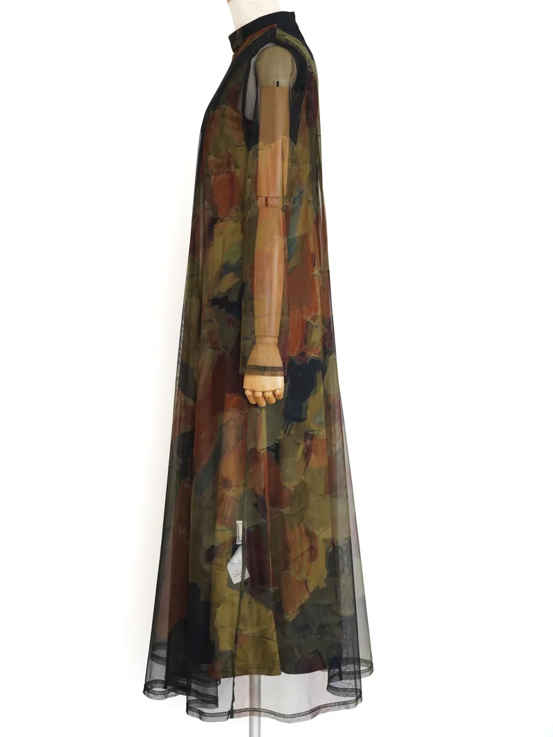 AMERIVINTAGE UND GYPSUM ART DRESS カーキ 【公式通販】