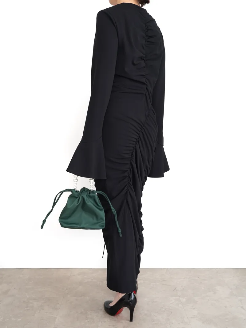Ameri VINTAGE（アメリ ヴィンテージ）GATHER DETAIL CUT DRESS