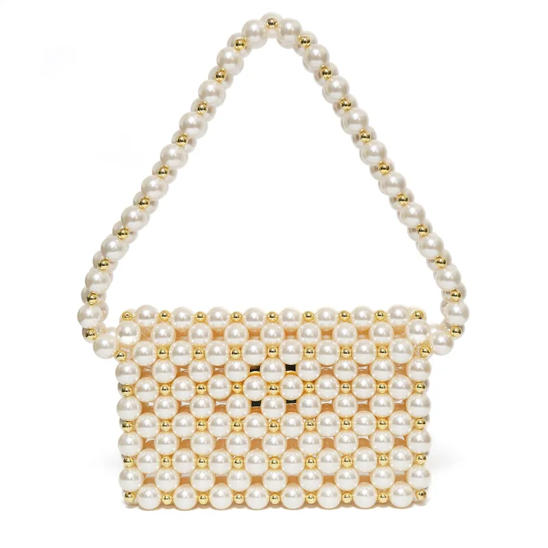 VANINA（ヴァニナ） パールバッグ（パール/ゴールド）