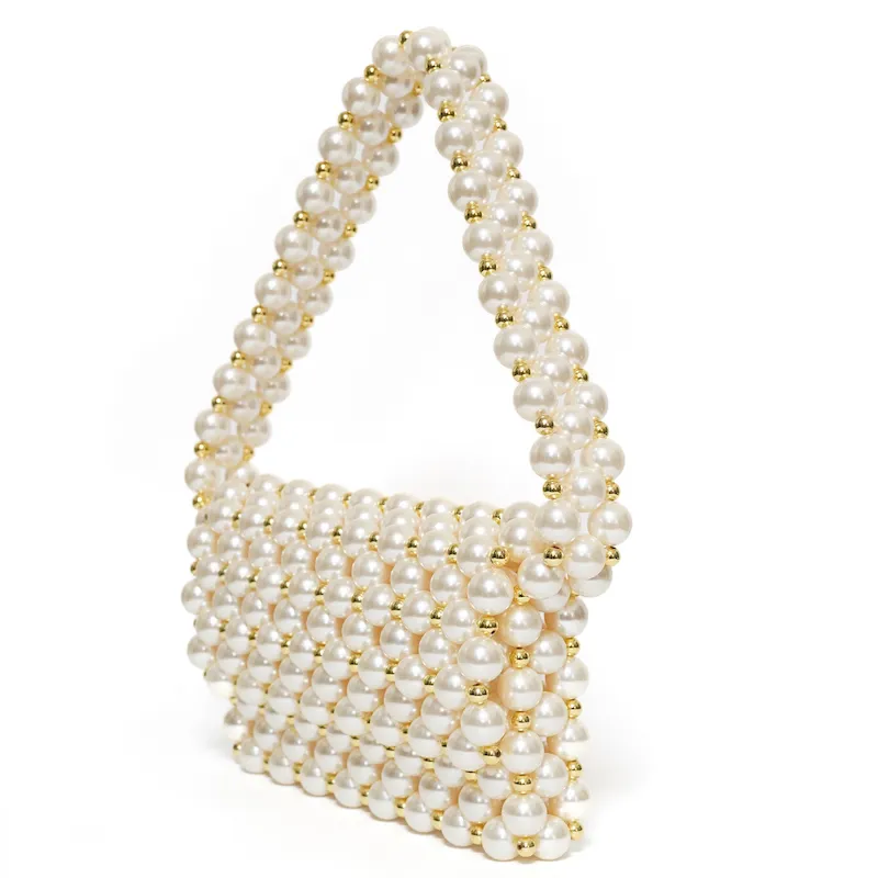 VANINA（ヴァニナ） パールバッグ（パール/ゴールド）